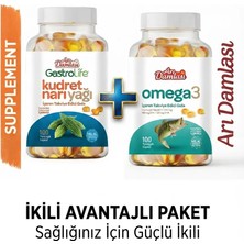 Arı Damlası Omega 3 + Kudret Narı Softgel Seti | Günlük Beslenme Rutininiz Için Pratik Ikili Kombinasyon