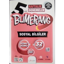 Günay Yayınları Bumerang 5. Sınıf Sosyal Bilgiler Haftalık Denemeler