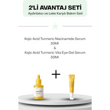 Medicube Kojic Acid Cild Aydınlatıcı ve Leke Karşıtı 2'li Bakım Seti : Kojic Acid Turmeric Niacinamide Serum 30ML + Kojic Acid Turmeric Vita Eye Gel Serum 30ML