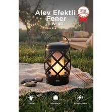 Torima Nostaljik Retro Pilli Led Işıklı Gece Lambası LW40 Siyah