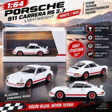 Oyunca 1/64  911 Carrera Rs 2.7 Lightweight White/red (Adet Idır)