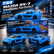 Oyunca 1/64 Mazda Rx-7 Veilside Fortune7 Blue (Adet Idır)