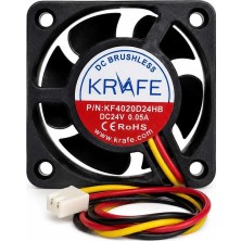 KF4020D24HB 24VOLT 40X40X20MM Soğutma Fanı 3 Kablolu