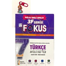 İSEM Yayıncılık 7.sınıf 3f Fokus Türkçe Akıllı Defter Bağlam Temelli Yeni Müfredat+Çanta Süsü