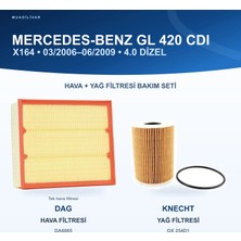 Mercedes Benz E (W211) / Mercedes Benz Gl (X164) Hava+Yağ Filtre Bakım Seti