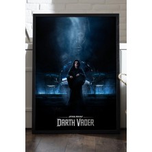 Star Wars Siyah Ahşap Çerçeveli Poster, Film Duvar Tablosu