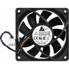 EFB0812HHB 12VOLT 80X80X15MM Soğtma Fanı 4 Kablolu