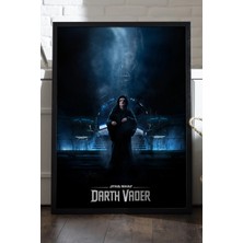 Duvarda Star Wars Siyah Ahşap Çerçeveli Poster, Film Duvar Tablosu