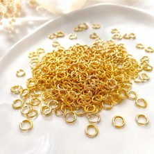 800+ Adet 0.70X5 mm Sarı Kaplama Bağlantı Halkası Montaj Halkası Takı Halkası Metal Halka (Kopya)