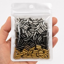 275+ Adet 2x6 mm Metal Boru Ara Boncuk Karışık Renk Takı Yapım Malzemesi