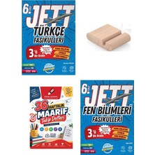 Ünlüler Karması 6.sınıf Fen Bilimleri Türkçe Jett Fasikülleri Maarif Müfredatı+Maarif Defteri+Telefon Tutucu