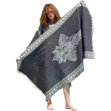 BRANDSMITHS Green- Black Elephant Kimono & Peştemal Set