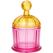 BRANDSMITHS Lumi Kapaklı Kristal Obje-Pink