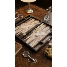 BRANDSMITHS Atlas - Handcrafted Backgammon Set