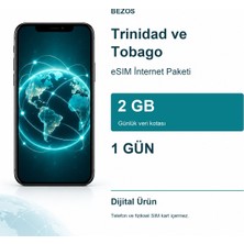 Hobibahçem Trinidad ve Tobago Esım Internet Paketi Günlük 2 GB 1 Gün