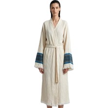 BRANDSMITHS Natural Symbol Nomad Kimono - Mavi Ton