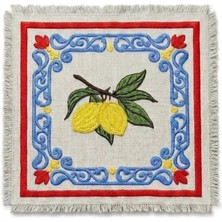 BRANDSMITHS Solea Embroidered Kokteyl Peçetesi