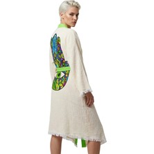 BRANDSMITHS Talisman Bloom Kimono Yeşil