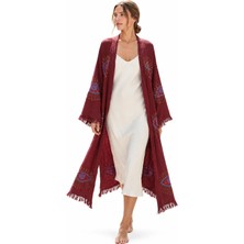 BRANDSMITHS Burgundy Visionguard Kimono