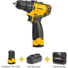 Marvielle Akülü Vidalama Seti 12 Volt (2*1.5 Ah) - Akülü Vidalama