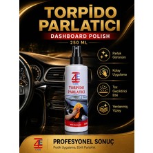 4E CARE Torpido Parlatıcı ve Yenileyici – Araç İçi Plastik Bakım ve Parlatma – 250 ml