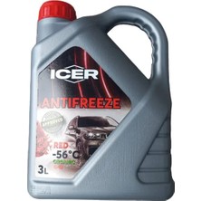 Icer Antifriz Kırmızı -56 Derece 3 Litre