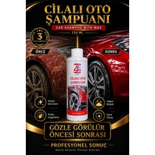 4E CARE Cilalı Oto Şampuanı – Araç Yıkama ve Parlatma Şampuanı – 250 ml