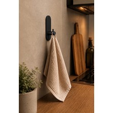 Marvielle Mat Siyah Paslanmaz Çelik Yapışkanlı Askı - Banyo Askısı