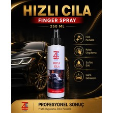 4E CARE Hızlı Cila – Araç Boya Koruma ve Parlatıcı Sprey – Parlak ve Pürüzsüz Görünüm – 250 ml