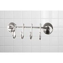 Marvielle 4 Lü Banyo Askılığı Krom Dübelli - Banyo Askısı