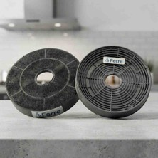 OEM Ferre D036 Siyah Sürgülü Aspiratör Için Karbon Filtre (Bacasız Kullanım Için)