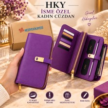 Hky Çok Kullanışlı Büyük Boy Kadın Cüzdan