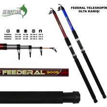 Eurofish Federal Fiber Olta Kamışı 350 Cm 80-160 Gr KIRMIZI
