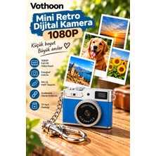 Aydogan's Ayd Mini Retro Dijital Kamera 1080P Full Hd Fotoğraf & Video Çekimi LCD Ekran Mini Kamera Tf Kart