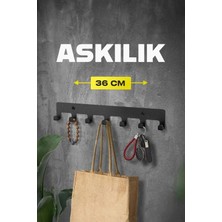 Marvielle Dekoratif Demir Duvar Askısı - Metal - Askılık