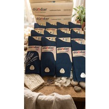 Dündar Erkek Lamswool (Yün) Çorap; Kışlık; Dikişsiz/soft Yıkama/kokulu; Tamamı Siyah  12'li Paket; (40-44)
