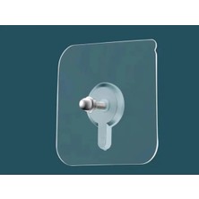 Marvielle Ultra Güçlü Vantuzlu Askı Banyo Mutfak Raf Fotoğraf Çerçeve Askısı - Askılık