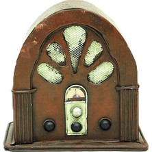 Radyo Kumbara Vintage El Yapımı Dekoratif Hediyelik