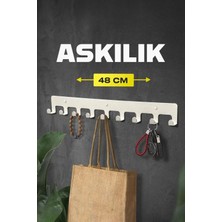 Marvielle Dekoratif Demir Duvar Askısı - Metal - Askılık
