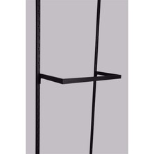 Marvielle 60 cm Kare Askılık & 10X30 Profilden Askılık Raf Sistemi - Askılık