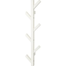 Marvielle Tjusıg Beyaz Renk Duvar Askısı 78 cm Masif Ağaç - Askılık