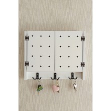 Marvielle 40X50 cm Dekoratif Anahtarlıklı Sigorta Saklama Kutusu - Askılık