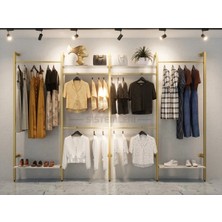 Marvielle Mağaza Raf Sistemi, Askılık Sistemi, Butik Rafı, Mağaza Stand, Giyinme Odas - Askılık