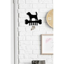 Marvielle Köpek Figürlü Metal Anahtar Askısı 20X15 cm - Askılık