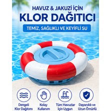 Can Simidi Tasarımlı Havuz ve Jakuzi Klor Dispenseri – 200 gr Tablet Uyumlu Yüzer Klor Dağıtıcı