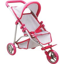 Akıllı Bayi Nessiworld 3 Tekerlekli Pembe Gri Puset