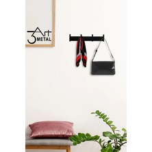 Marvielle Modern Dekoratif Demir Duvar Askısı - Metal - Askılık