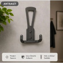 Marvielle 4lü Portmanto Askılığı Duvar Askılığı Elbise Askısı Vida Dahil - Askılık