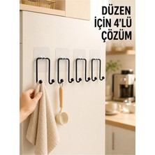 Marvielle 4 Adet Yapışkanlı Askı Çok Amaçlı Düzenleyici - Askılık