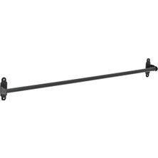 Marvielle Siyah Metal Mutfak Duvar Rayı 80 cm Çelik - Askılık